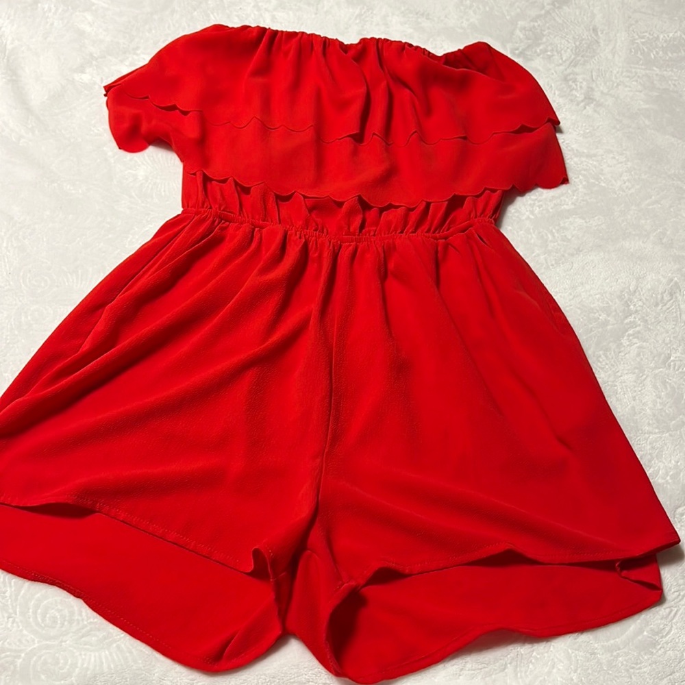 Alythea romper shorts strapless